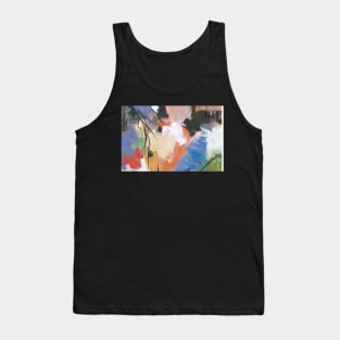 Blue 1, abstract expressionism Tank Top
